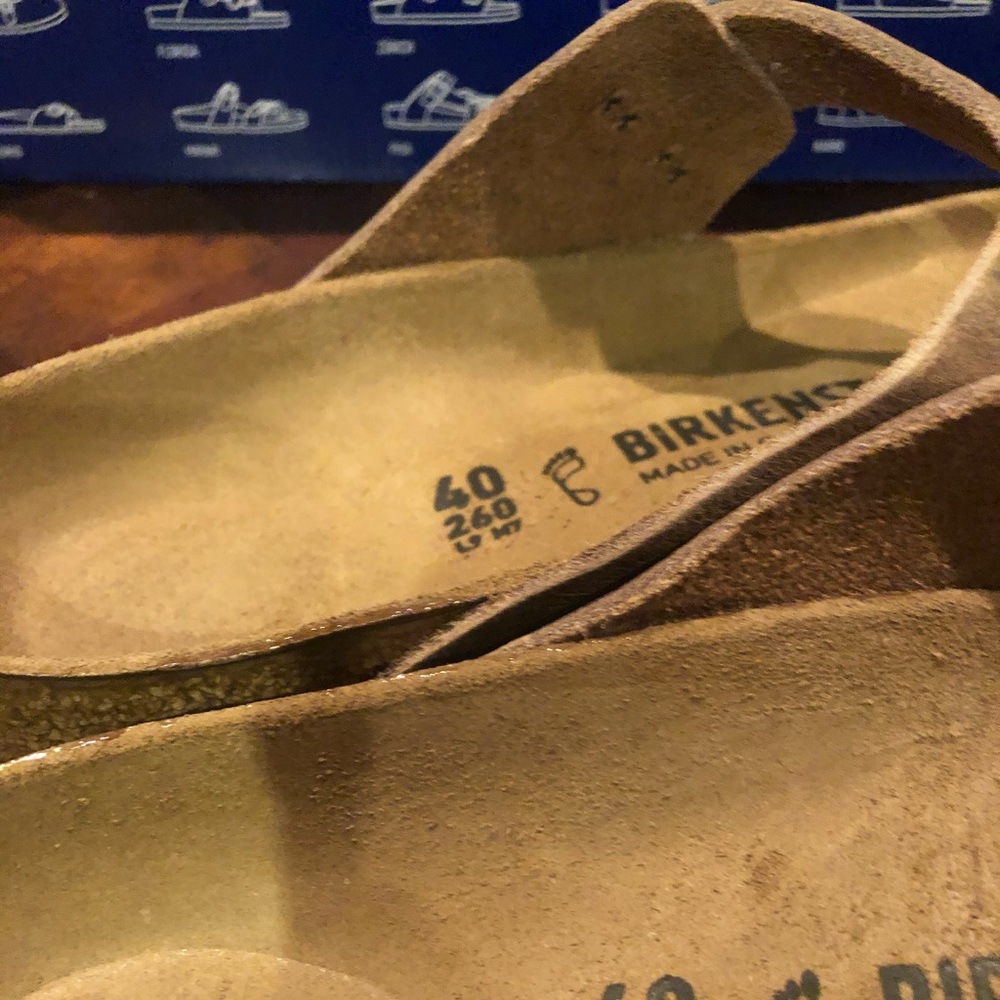 Birkenstock Como tobacco brown 9 medium new - Picture 3 of 6